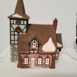 DICKINSON OLD MICHAEL CHURCH POR Intro 1992 Retired December 1996 Lighted